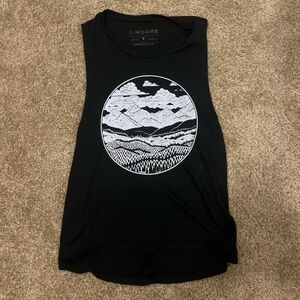 moore black mountain tank top
